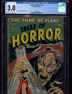 Cómic Tales of Horror #6 de agosto de 1953 de Toby Press CGC 3 - Imagen 1 de 3