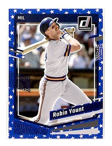 2023 Donruss Independence Day Robin Yount Milwaukee Brewers #162 - Picture 1 of 2