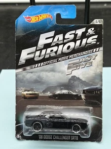 Hot Wheels Fast & Furious Fast Five '08 Dodge Challenger SRT8 2013 Mattel - New - Picture 1 of 2
