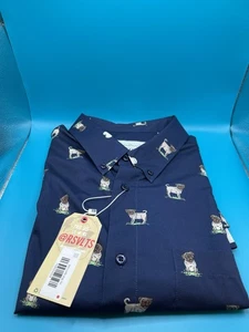 RSVLTS Pugs DropZone 2XL NUEVO Kunuflex Para Hombres Nuevo Raro Azul Marino Rendimiento Nuevo con Etiquetas - Imagen 1 de 2