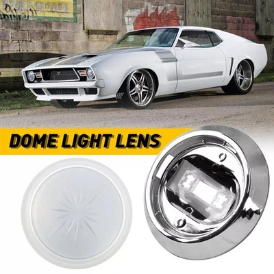 Luz interior LED blanca para GM Chevrolet Chevy 1970-1981 OT001000A cromada Foto 1 de 4