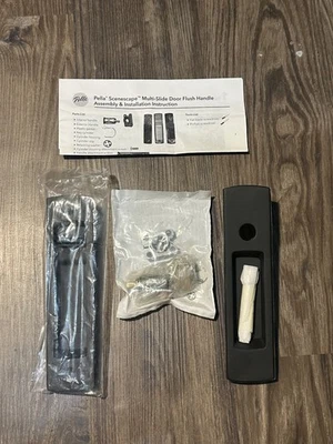 Pella Scenescape Multi-Slide Patio Door Flush Handle Set w/Key New-Open Box - Image 1 of 3