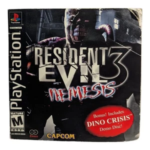 Resident Evil 3 Nemesis Sony PlayStation 1 PS1 Manual Original Solo - Imagen 1 de 3