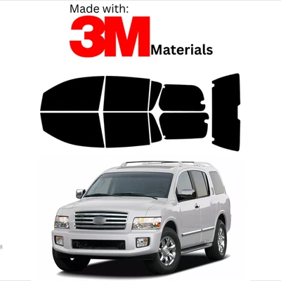 Kit de tinte de ventana precortado para Infiniti Qx56 04-10 color estable cerámica hecho con 3M Foto 1 de 4