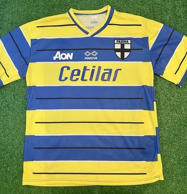 AC PARMA 2Nd Match Shirt Away Cetilar Jersey 2021/22 Serie B Adult XL - Image 1 of 4