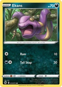 Pokemon Ekans Champion's Path 33/73 LP - Picture 1 of 1