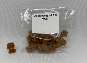 Risk 2210 AD Original 1.0 Mod 20 Pieces Gold Hasbro 2001 edition Excellent - Picture 1 of 1