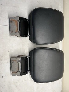2012-2018 Jeep Wrangler JK (4 Door ONLY) Rear Headrests w/ White Stitch OEM - Picture 1 of 8