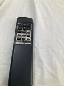 Sharp (RRMCG0103AWSA) CD Audio System Infrared Remote Control Tested Working!! - Picture 1 of 6