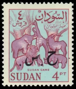 SUDAN O68 - African Wildlife "1962 Official Postage" (pb61476) - Picture 1 of 1