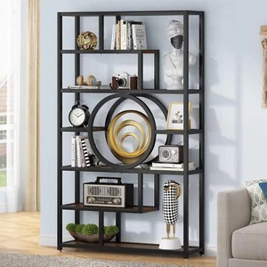 Tribesigns Bücherregal,Industrielles 8-st?ckiges Etagere-Bücherregal,freistehend - Bild 1 von 8