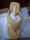 Simply Be Yellow Sliders Flip Flops Uk Size 5 Wide Fit