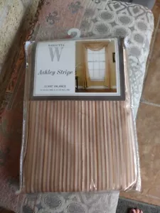 Wamsutta Ashley Stripe Scarf Valance 50X216 - Picture 1 of 6