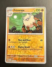 Primeape (Reverse Holo) - 057/165 - Uncommon - Sc&Vo: 151 Pokemon TCG
