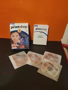 Broderbund The PrintShop Deluxe Version 21 (PC, 2005) Complete 4 CD Set - Picture 1 of 1