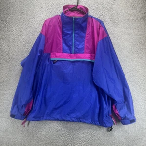 Sierra Sport übergroßer Vintage 90er verpackbarer blockierter Windschutzscheibenpullover XL H6 - Bild 1 von 11