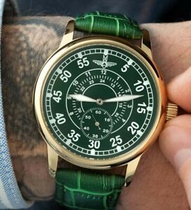 NEW! Pobeda Watch Aviation Mechanical USSR Soviet Wrist Russian Rare Men Vintage