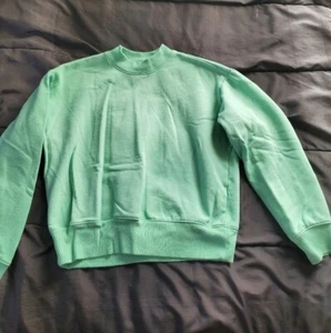 Sweatshirts for Women Size S A New Day Mint Long Sleeve Crewneck Pullover - Picture 1 of 1