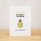 Greeting Card - Baby, Funny, Congrats you made a tiny human