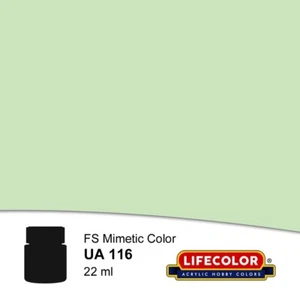 LIFECOLOR ACRYLIC COLOR UA116 - ITALIAN INTERIOR GREEN - 22ml - Picture 1 of 1