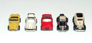 Lot of 5 Vintage Galoob Micro Machines Deluxe Edition Cars Porsche Jaguar Ford - Picture 1 of 6