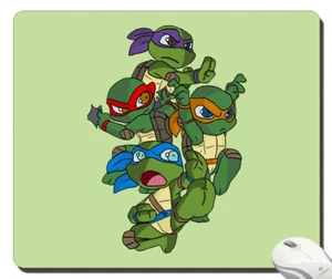Chibi Ninja Turtles Mousepad MacBook Dell Lenovo HP - Bild 1 von 3