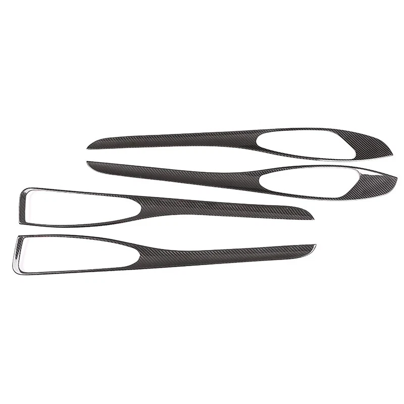 Carbon Fiber Car Interior Door Panel Trims For Alfa Romeo Stelvio 2017 -20 Foto 1 de 3