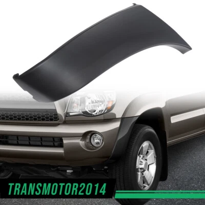 Nueva tapa de parachoques delantera izquierda del lado del conductor apta para Toyota Tacoma 2005-2011 negra Foto 1 de 4