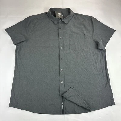 Alpine Design Cascade Woven Shirt Mens XXXL Gray Short Sleeve Button Up Camping - Image 1 of 4