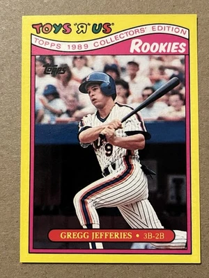 1989 Topps Toys R Us Rookies Baseball Card Gregg Jeffries New York Mets #15 - Image 1 of 2