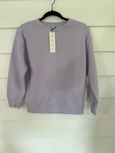 NWD ZARA Kids Purple Ribbed Long Sleeve Sweater Size 11 12 Years Y1098 READ* - Picture 1 of 11