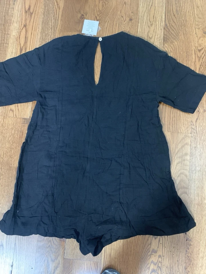 Mameluco NEGRO 100 % algodón - Talla S - Nuevo con etiquetas Foto 1 de 1