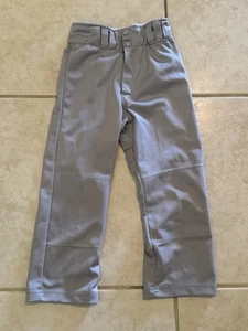 Louisville Slugger Youth L Medium Gray Baseball Pants - Picture 1 of 5