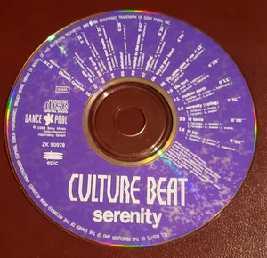Music CD ONLY- Serenity by Culture Beat (1993 Sony Music Entertainment) - Imagen 1 de 2