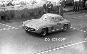 1963 MERCEDES 300SL WPG4 BRIGHTON SPEED TRIAL 35MM NEGATIVE PHOTOGRAPH RARE - Picture 1 of 2
