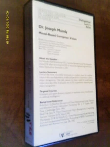 (T55) '87 MODEL-BASED COMPUTER VISION, DR JOSEPH MUNDY - Picture 1 of 1