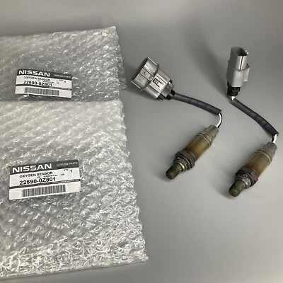 Sensor de oxigênio O2 2 peças Nissan Altima 2.4L 22690-0Z801 Nissan OE para 2000-2001 - Imagem 1 de 4