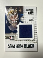 2009-10 ITG Between The Pipes Game-Used Jersey Black M-13 Jean-Sébastien Giguere