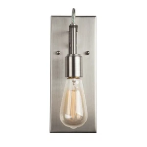 Forte Lighting 1-Light 4.5" Wall Sconce, Brushed Nickel - 7113-01-55 - Picture 1 of 1