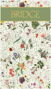 Caspari Bridge Score Pad, English Country Garden (SP136) - Picture 1 of 2
