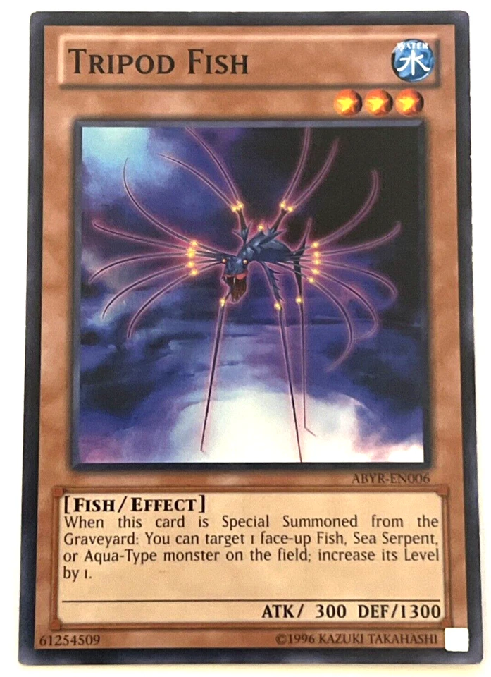 YuGiOh! - Tripod Fish - ABYR-EN006 - Unlimited - Common - Image 1 of 1