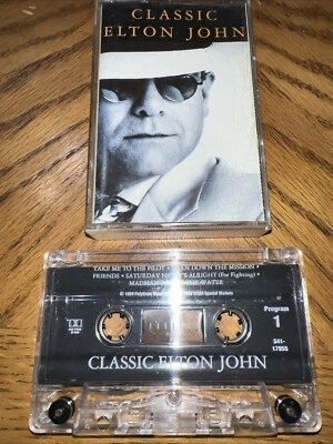 Classic Elton John Cassette Tape TESTED  (Polygram 1994) Foto 1 de 3