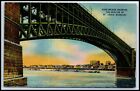 Postcard Eads Bridge Showing Skyline St Louis, Mo   R65