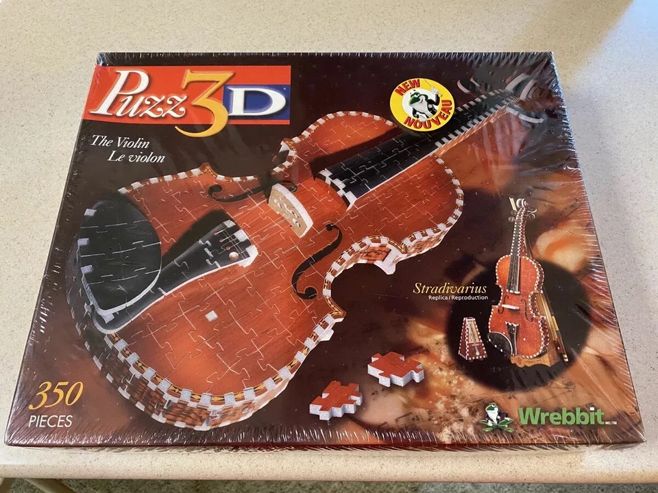 Wrebbit Puzz 3d Puzzle The Violin Stradivarius 350pc