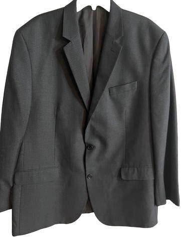 Giacca tuta MICHAEL KORS uomo 48 L cappotto sportivo blazer blu grigio usata in ottime condizioni