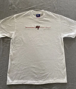 Champion Tampa Bay Buccaneer Football Men’s Large T-Shirt White New - Picture 1 of 4