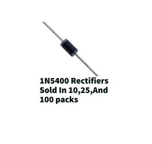 ' 1N5400 (10pcs,25pcs and 100pcs packs) 3A 50V Rectifier Diode USA shipped /sold - Picture 1 of 3
