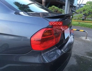 Carbon BMW 06~11 E90 3-series sedan high kick Performance type trunk spoiler ◎ - Picture 1 of 6