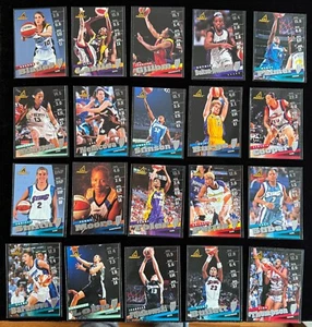 1998 Pinnacle WNBA Complete Set 1-85, new in protective sleeves with Lisa Leslie - Picture 1 of 9