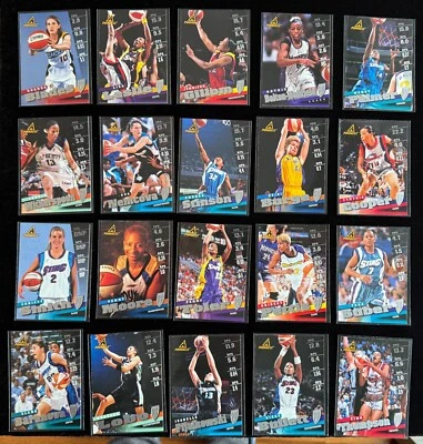 1998 Pinnacle WNBA Complete Set 1-85, new in protective sleeves with Lisa Leslie - Image 1 of 4